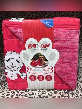 Lamb Chop Pet Cooling Throw Blanket